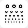 white "target" reusable privacy sticker set CamTag