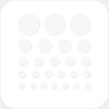 "white" reusable privacy sticker set CamTag
