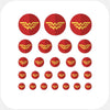 superheroes "wonder woman" reusable privacy sticker set CamTag by plugyou