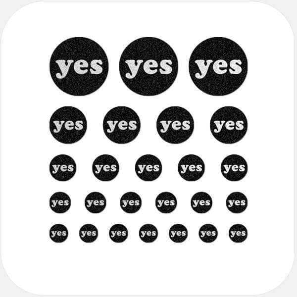 reusable webcam cover sticker sheet with multi-size assortment for laptops tablets and smartphones – silver Yes CamTag