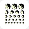 luminescent day "YinYang" reusable privacy sticker set CamTag