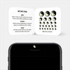 luminescent day "YinYang" reusable privacy sticker CamTag on phone