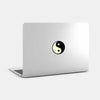 luminescent day "YinYang" reusable macbook sticker tabtag on a laptop