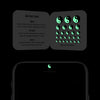 luminescent night "YinYang" reusable privacy sticker CamTag on phone