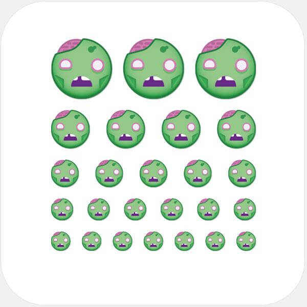 reusable webcam privacy sticker sheet with 25 pieces for laptops tablets and smartphones – Zombie CamTag