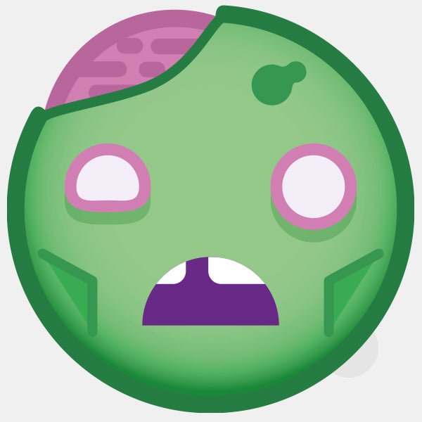 Zombie reusable macbook sticker tabtag by plugyou on sale