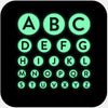 luminescent night "alphabet set" reusable privacy sticker sets CamTag