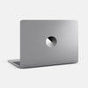gradient "angle" reusable macbook sticker tabtag on a laptop