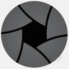 dark "aperture" reusable macbook sticker tabtag