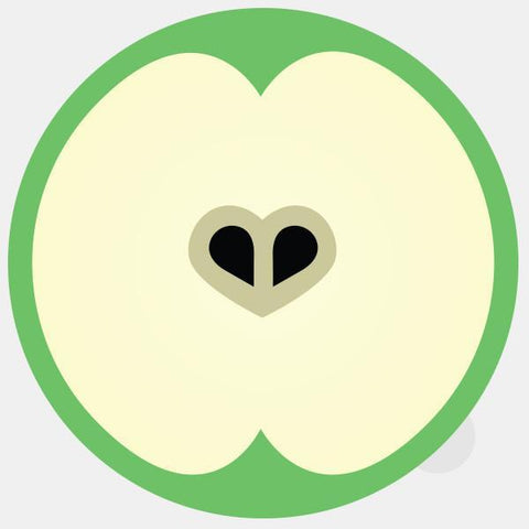 food "apple" reusable macbook sticker tabtag
