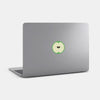 food "apple" reusable macbook sticker tabtag on a mac