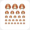 animals "beagle" reusable privacy sticker set CamTag on sale