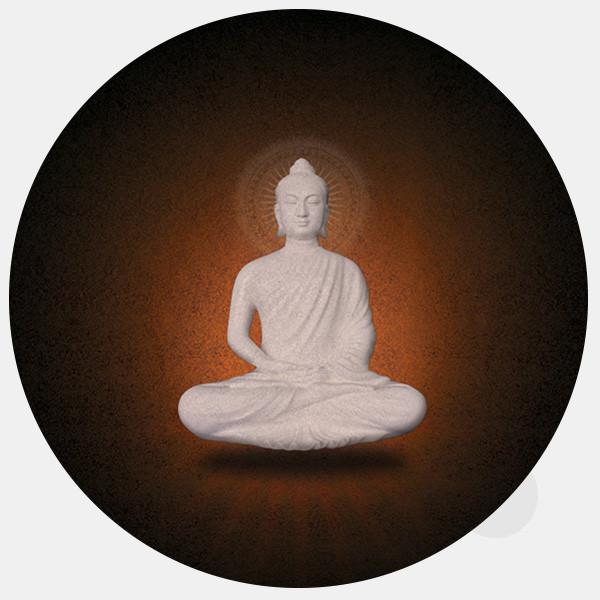 dark "buddha" reusable macbook sticker tabtag