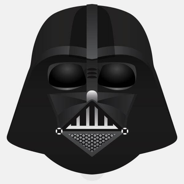 superheroes "Darth Vader" tabtag reusable macbook sticker tabtag