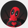 superheroes "deadpool" reusable macbook sticker tabtag
