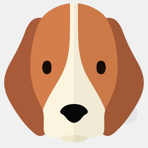 animals "beagle" tabtag reusable macbook sticker tabtag