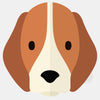animals "beagle" tabtag reusable macbook sticker tabtag on sale