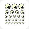 luminescent day "eye" reusable privacy sticker set CamTag