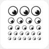 white "eye" reusable privacy sticker set CamTag