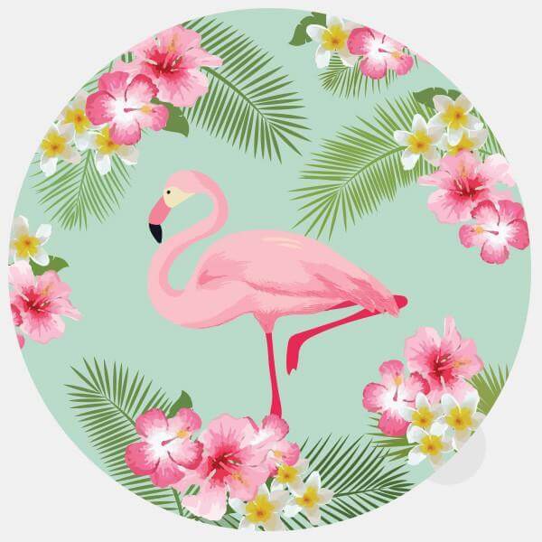 animals "flamingo" reusable macbook sticker tabtag