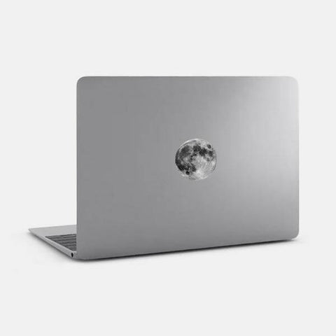 planets "full moon" reusable macbook sticker tabtag on a mac