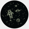 luminescent day "GetLostInSpace" reusable macbook sticker tabtag