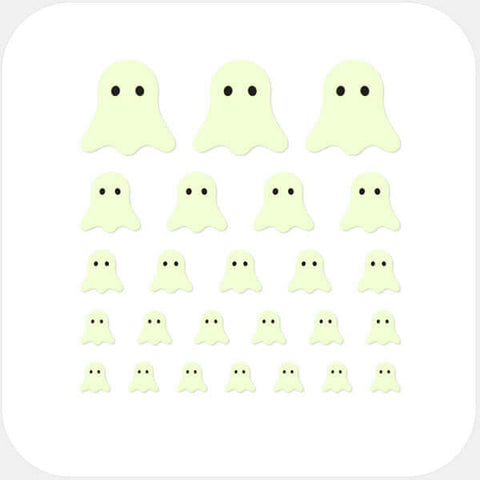 luminescent day "ghost" reusable privacy sticker set CamTag