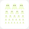 luminescent day "ghost" reusable privacy sticker set CamTag