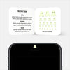 luminescent day "ghost" reusable privacy sticker CamTag on phone