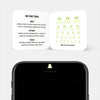 luminescent day "ghost" reusable privacy sticker CamTag on phone
