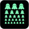 luminescent night "ghost" reusable privacy sticker set CamTag