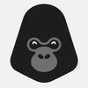 animals "gorilla" reusable macbook sticker tabtag on sale