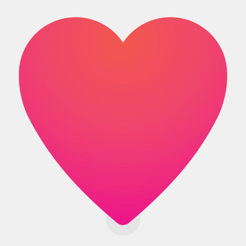colorful "heart" reusable macbook sticker tabtag