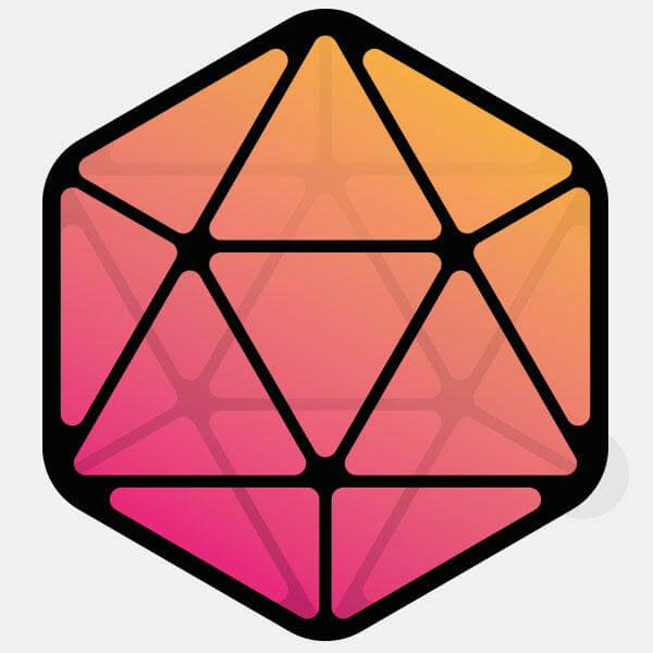 icosahedron tabtag reusable macbook sticker tabtag
