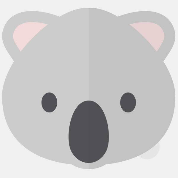 animals "koala" reusable macbook sticker tabtag
