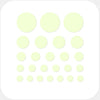 "luminescent" day reusable privacy sticker set CamTag