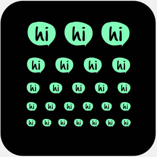 Luminescent Night Hi Reusable Webcam Cover set with multiple sizes for phones laptops tablets and desktops | CamTag