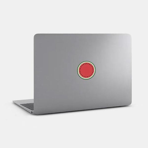 food "melon" tabtag reusable macbook sticker tabtag on a mac