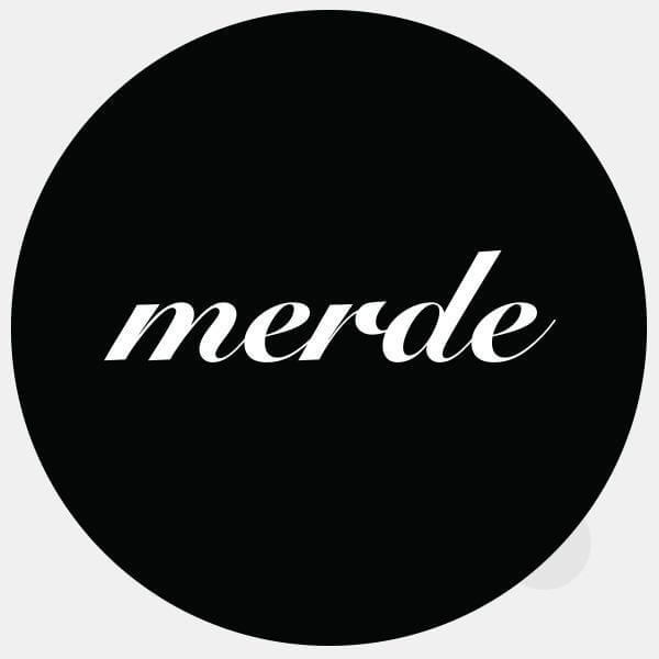 black merde reusable macbook sticker tabtag