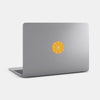 food "orange" tabtag reusable macbook sticker tabtag on a mac