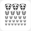 animals "panda" reusable privacy sticker set CamTag