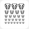 animals "panda" reusable privacy sticker set CamTag