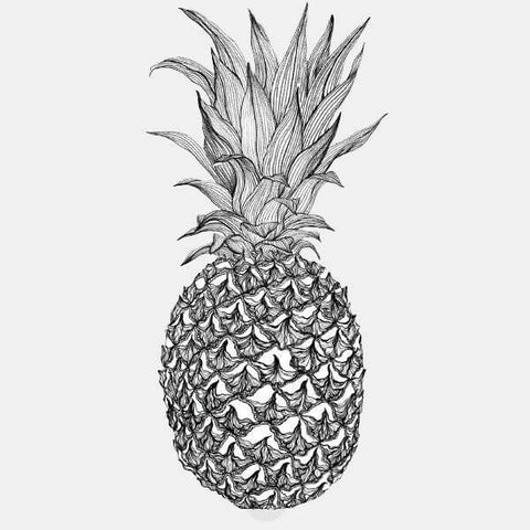food "pineapple" tabtag reusable macbook sticker tabtag