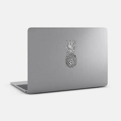 food "pineapple" tabtag reusable macbook sticker tabtag on a mac