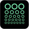 luminescent night "ring" reusable privacy sticker set CamTag