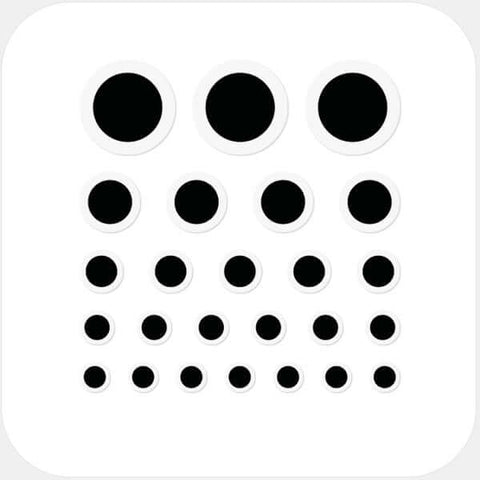 dark "ring" reusable privacy sticker set CamTag