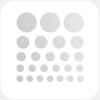 "silver" reusable privacy sticker set CamTag