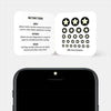 luminescent day "star" reusable privacy sticker CamTag on phone