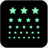 luminescent night "star" reusable privacy sticker set CamTag