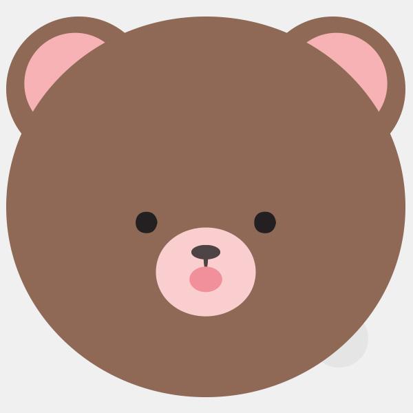 animals "teddy bear" tabtag reusable macbook sticker tabtag